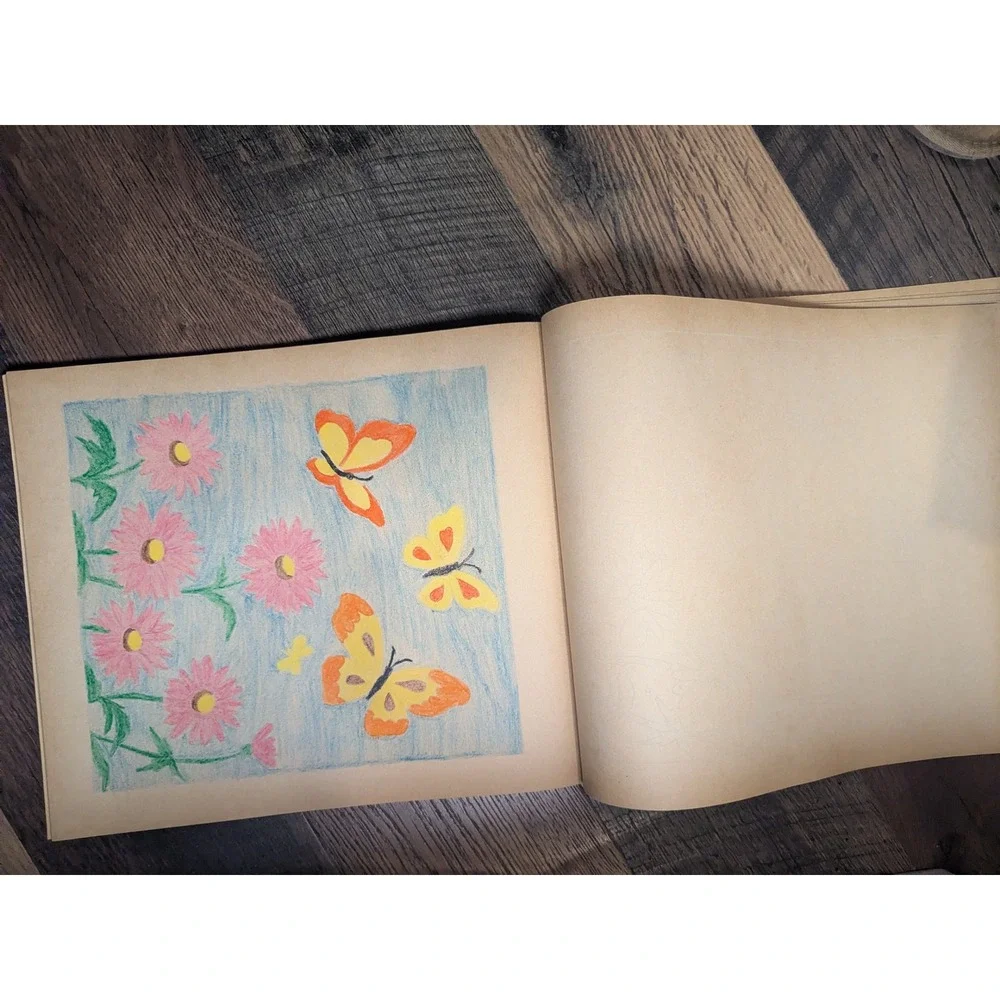 1960s Whitman Color by Number‎ Assorted Pictures Book Vintage 11x13
